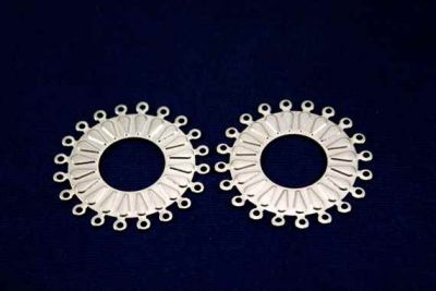 40 mm DESENLİ ÇOK DELİKLİ PUL, NİKEL KAPLAMA #436N - 2