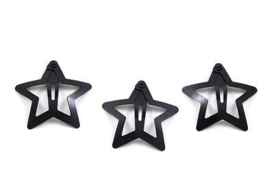 40 mm YILDIZ ÇIT ÇIT TOKA SİYAH BOYA KAPLAMA (4 cm YILDIZ ÇIT ÇIT TOKA) - 3