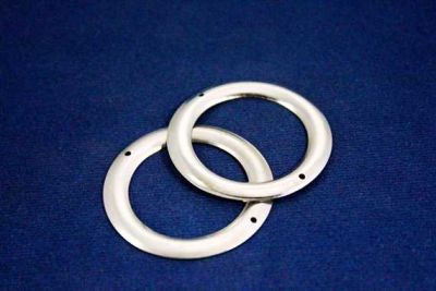 40 mm YUVARLAK İKİ DELİK PUL, NİKEL KAPLAMA #489N - 2