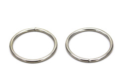 41 mm YUVARLAK AÇIK HALKA, DEMİR NİKEL KAPLAMALI - ERTÜRK