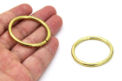 41 mm YUVARLAK AÇIK HALKA, DEMİR SARI KAPLAMALI - 2