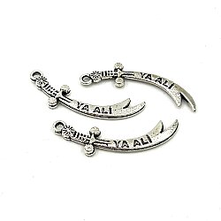 42 mm SALLANTI UÇ, ZÜLFİKAR (HZ ALİ KILICI), ZAMAK DÖKÜM, BOYALI GÜMÜŞ KAPLAMA - 2