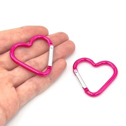 43 mm, KALP MODEL KİLİTLİ KANCA, FUŞYA RENK - ERTÜRK