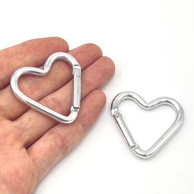 43 mm, KALP MODEL KİLİTLİ KANCA, GRİ RENK - 1