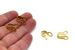 4.5 mm DORE ZİNCİR KLİPSİ, HAM PİRİNÇ - 2