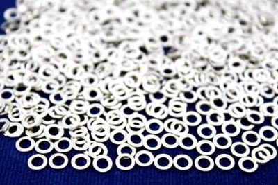 4.5 mm YUVARLAK DELİKSİZ PUL, NİKEL KAPLAMA PİRİNÇ #298N - 2