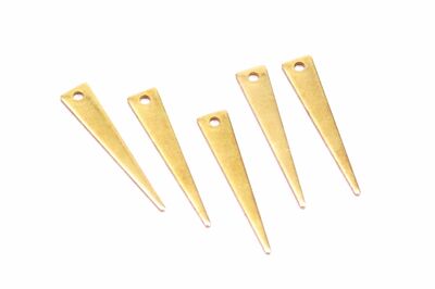 4.5x24 mm ÜÇGEN DESENLİ SALLANTI PUL, HAM PİRİNÇ #1645H - 3