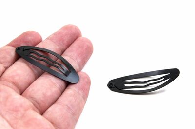 50 mm ÇIT ÇIT TOKA SİYAH BOYA KAPLAMA (5 cm ÇIT ÇIT TOKA) - 2