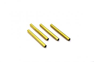 4x100 mm YUVARLAK DÜZ BORU, HAM PİRİNÇ - 3