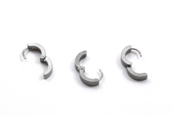 4x13 mm, ÇELİK KÜPE KANCASI, GÜMÜŞ RENK, 1. KALİTE KARARMAZ - 2