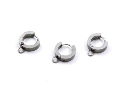 4x13 mm, ÇELİK KÜPE KANCASI KULPLU, GOLD RENK, 1. KALİTE KARARMAZ - ERTÜRK