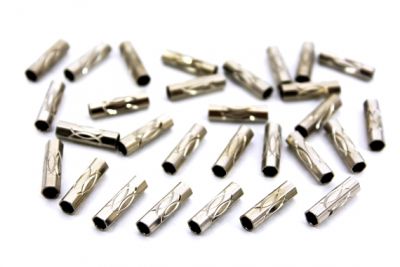 4x15 mm YUVARLAK DESENLİ DÜZ BORU, NİKEL KAPLAMA #1193N - 2