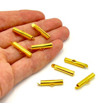 4x20 mm MİYUKİ KAPAMA, DİŞSİZ SIKIŞTIRMA, SARI KAPLAMA, SAC MALZEME - 1