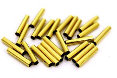 4x20 mm YUVARLAK DÜZ BORU, HAM PİRİNÇ #1166H - 2