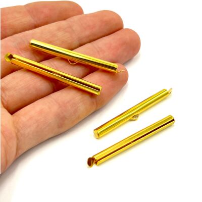 4x40 mm MİYUKİ KAPAMA, DİŞSİZ SIKIŞTIRMA, SARI KAPLAMA, SAC MALZEME - 1