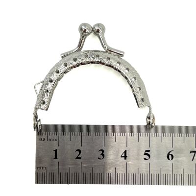 5 CM ÇANTA VE CÜZDAN KULPU, NİKEL RENK, - 1