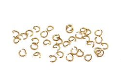 5 mm, ÇELİK MONTAJ HALKASI, TEL KALINLIĞI : 0.70 mm, GOLD RENK, 1. KALİTE KARARMAZ - ERTÜRK