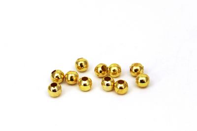 5 mm, METAL BONCUK, DEMİR MİSKET, SARI KAPLAMA - 2