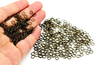 5 mm MONTAJ HALKASI, ANTİK SARI KAPLAMA #189AS - 2