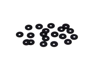 5 mm PLASTİK PUL PAYET, NAKIŞ PULU, DÖKME PUL, ORTADAN DELİK, SİYAH RENK - 2