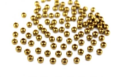 5 mm YUVARLAK TORNA MİSKET, HAM PİRİNÇ #196H - 2