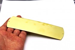 50x160 mm DÜZ BİLEZİK MODELİ, HAM PİRİNÇ - Thumbnail