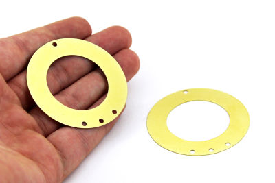 52 mm YUVARLAK PUL, HAM PİRİNÇ #1311H - 3