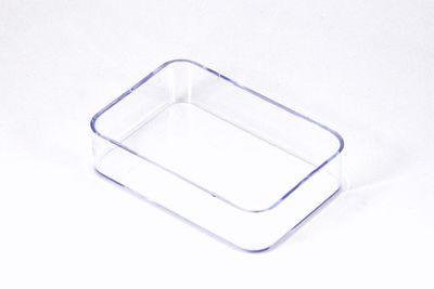 5.5x8 cm, YÜKSEKLİK : 2.5 cm, 10 ADET, KAPAKLI MİNİ MALZEME KUTUSU, BONCUK KUTUSU, ŞEFFAF RENK - 3
