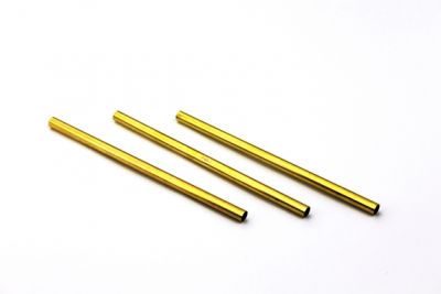 5x100 mm YUVARLAK DÜZ BORU, HAM PİRİNÇ - 2