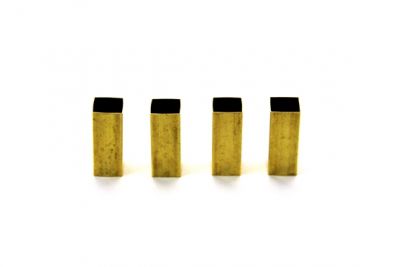 8x8x20 mm KARE DÜZ BORU, HAM PİRİNÇ - 2