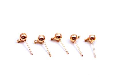 5x15 mm KULPLU TOPLU KÜPE İĞNESİ, ROSE KAPLAMA - 2