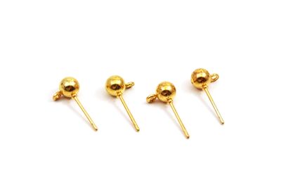 5x15 mm KULPLU TOPLU KÜPE İĞNESİ, SARI KAPLAMA - 2