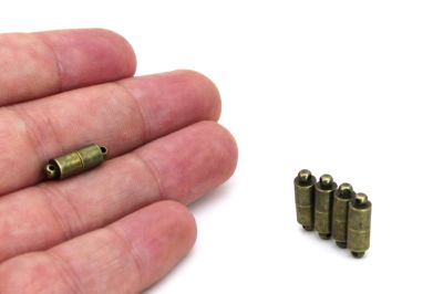 5x15 mm MIKNATISLI KLİPS, ANTİK SARI KAPLAMA - 2
