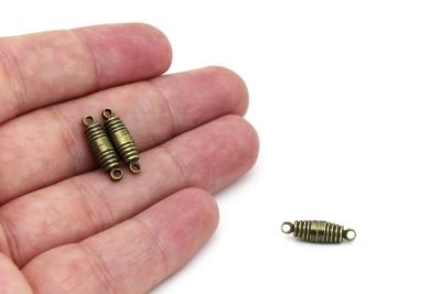 5x17 mm MIKNATISLI KLİPS, ANTİK SARI KAPLAMA - 2
