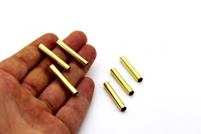 5x30 mm YUVARLAK DÜZ BORU, HAM PİRİNÇ