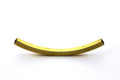 5x5x80 mm KARE KAVİSLİ BORU, HAM PİRİNÇ - 2
