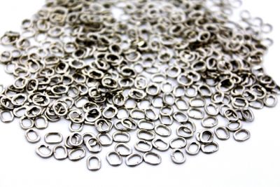 5x6 mm ELİPS HALKA, NİKEL KAPLAMA #435N - 2
