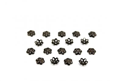 6 mm DESENLİ DANTEL KAPAK, ANTİK SARI KAPLAMA #313AS - 2