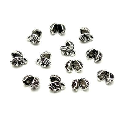 6 mm DÜĞÜM KAPAMA, ZAMAK DÖKÜM, BOYALI GÜMÜŞ KAPLAMA - 2