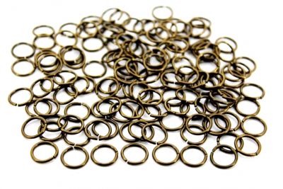 6 mm KALIN MONTAJ HALKASI, ANTİK SARI #803AS - 2