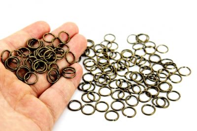 6 mm KALIN MONTAJ HALKASI, ANTİK SARI #803AS - 3