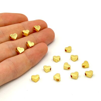 6 mm, KALP DESENLİ BİLEKLİK ARA APARATI, ZAMAK LAK KAPLAMA - 1