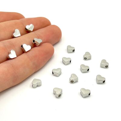 6 mm, KALP DESENLİ BİLEKLİK ARA APARATI, ZAMAK NİKEL KAPLAMA - 1