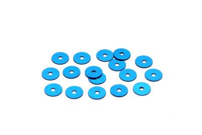 6 mm PLASTİK PUL PAYET, NAKIŞ PULU, DÖKME PUL, ORTADAN DELİK, TURKUAZ RENK - 2