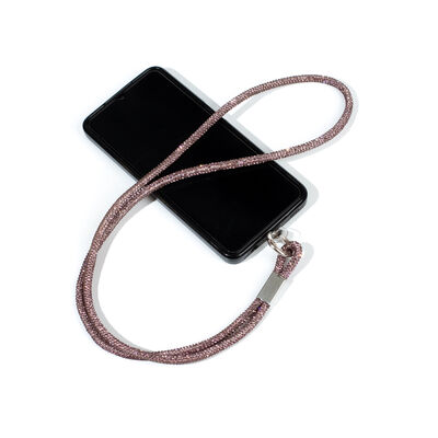 6 MM TAŞLI İP HAZIR TELEFON BOYUN ASKI AKSESUARI - 100 CM - 9