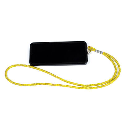 6 MM TAŞLI İP HAZIR TELEFON BOYUN ASKI AKSESUARI - 100 CM - 17
