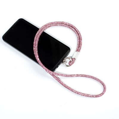 6 MM TAŞLI İP HAZIR TELEFON BOYUN ASKI AKSESUARI - 100 CM - 28