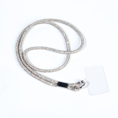 6 MM TAŞLI İP HAZIR TELEFON BOYUN ASKI AKSESUARI - 100 CM - 29