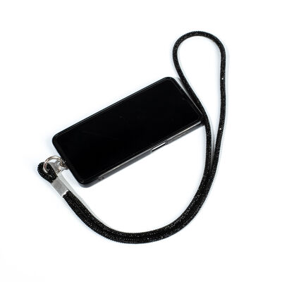6 MM TAŞLI İP HAZIR TELEFON BOYUN ASKI AKSESUARI - 100 CM - 36