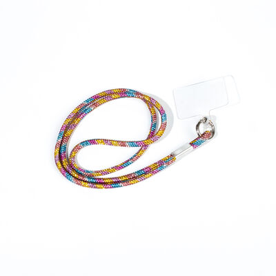 6 MM TAŞLI İP HAZIR TELEFON BOYUN ASKI AKSESUARI - 100 CM - 39